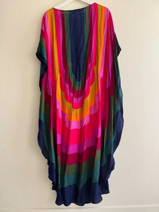 Trina Turk caftan dress sz L NWOT - Picture 4 of 5